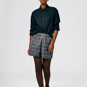 Tibi Gabe Menswear Suiting Pull On Shorts